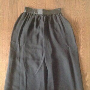 Brand New Black A-line midi Skirt